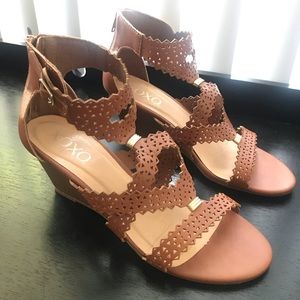 Satisha XOXO wedge sandals